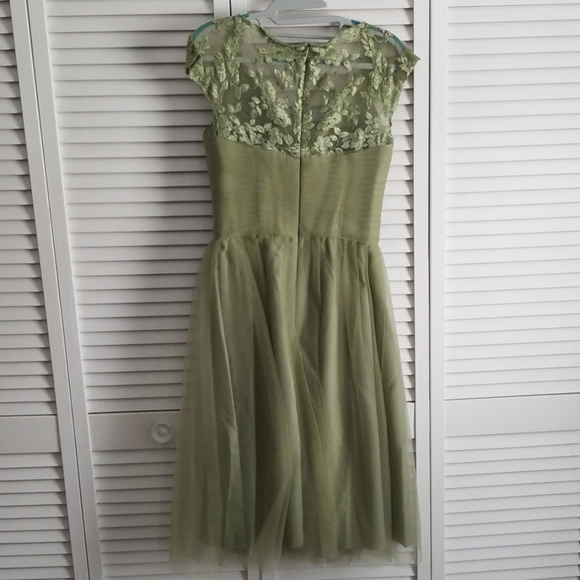 A-Line Knee Length Tulle Dress - Picture 4 of 5